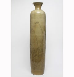 James Kempes Postmodern Glazed Ceramic Floor Vase