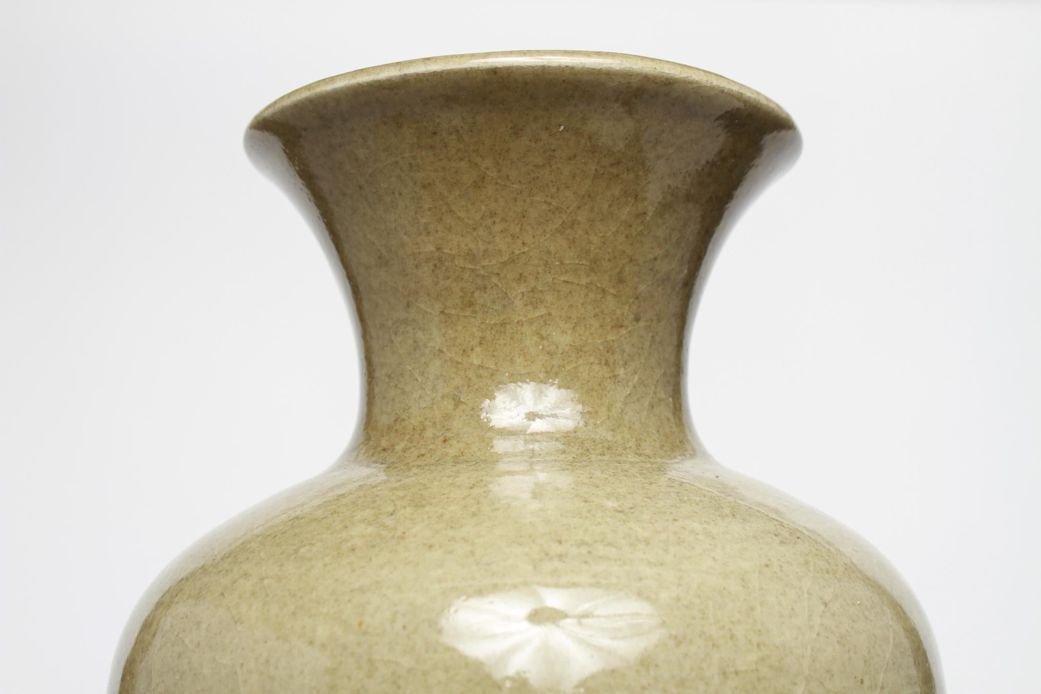 James Kempes Postmodern Glazed Ceramic Floor Vase In Good Condition In New York, NY