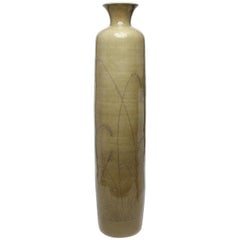 James Kempes Postmodern Glazed Ceramic Floor Vase