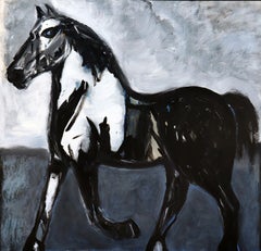 Horse in Blue Field