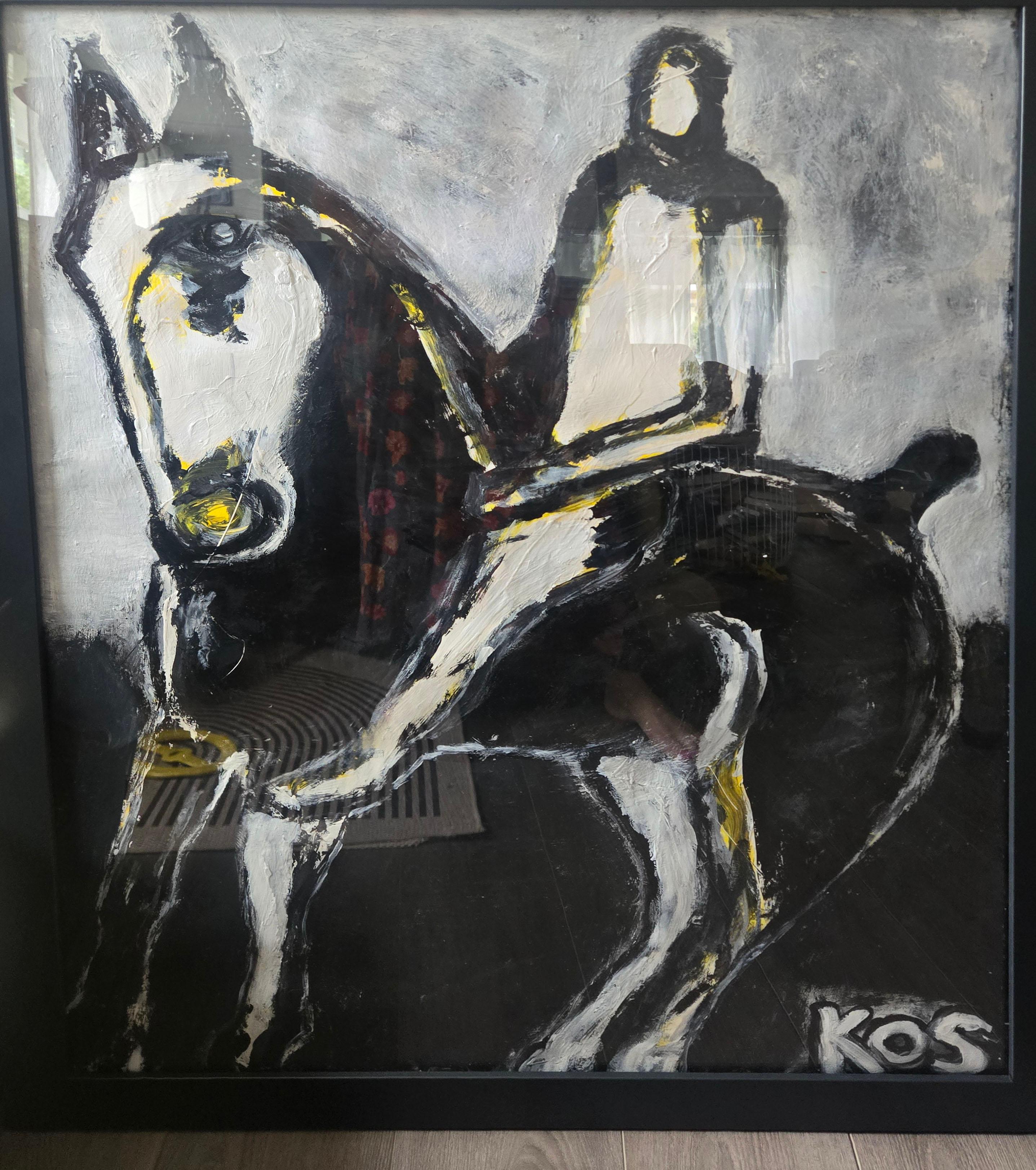 Cheval avec jaune en vente 4