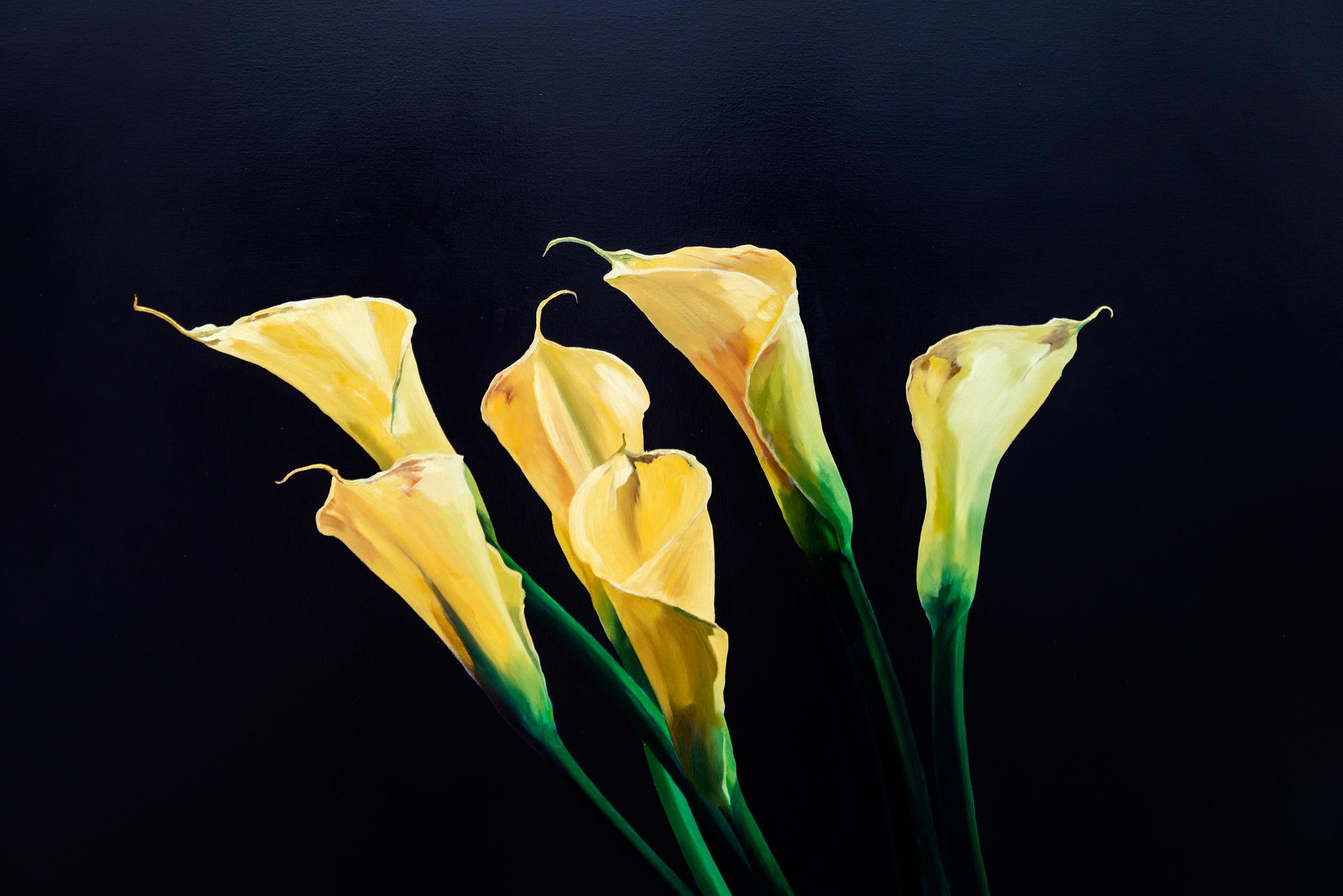calla lily paintings on canvas