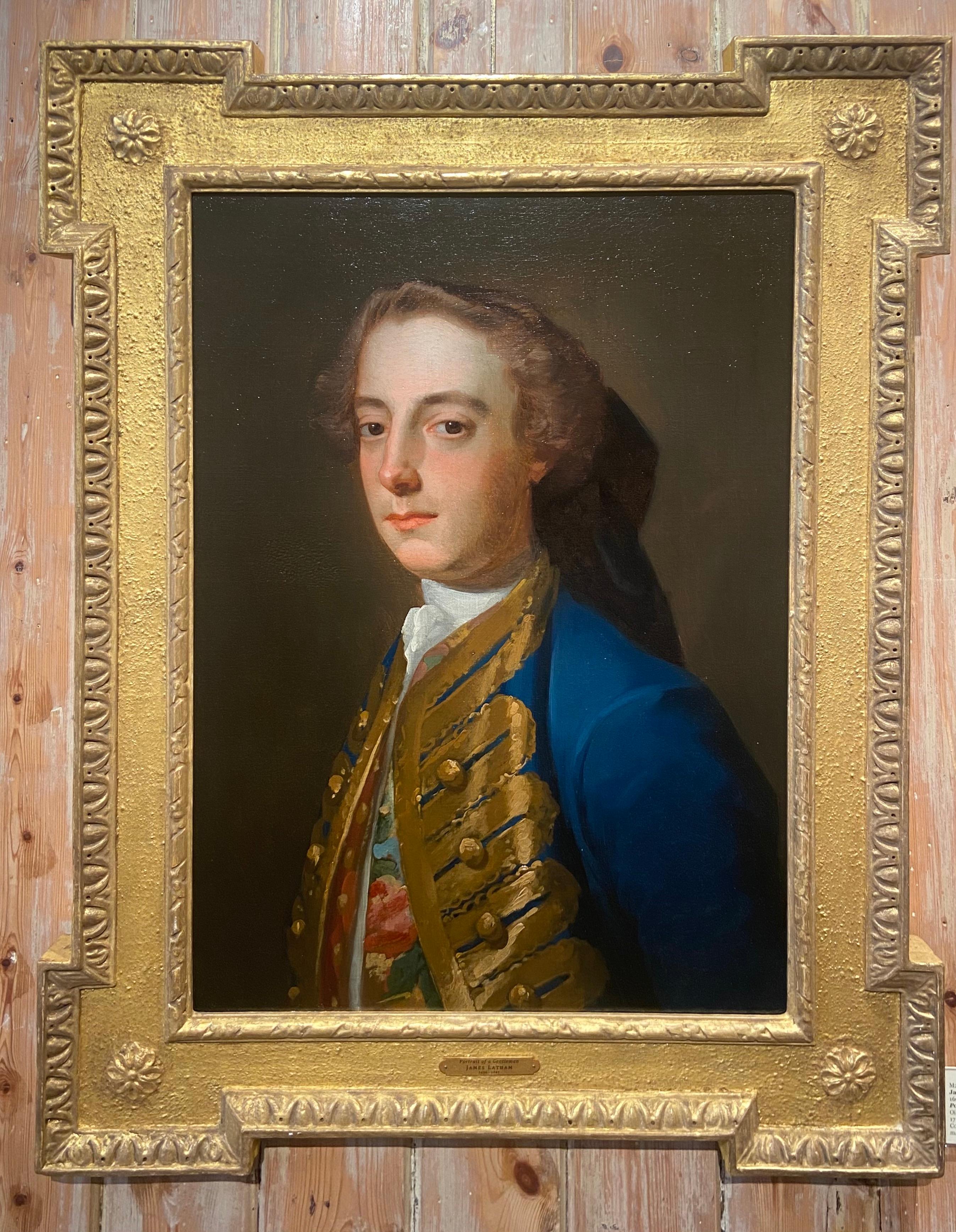 James Latham Portrait Painting - Portrait of a Gentleman