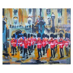 James Lawrence Isherwood 'English' Oil Guards Band Buckingham Palace, circa 1970