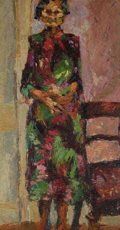 Manner of James Lawrence Isherwood - 20th Century Oil, The Colourful Dress