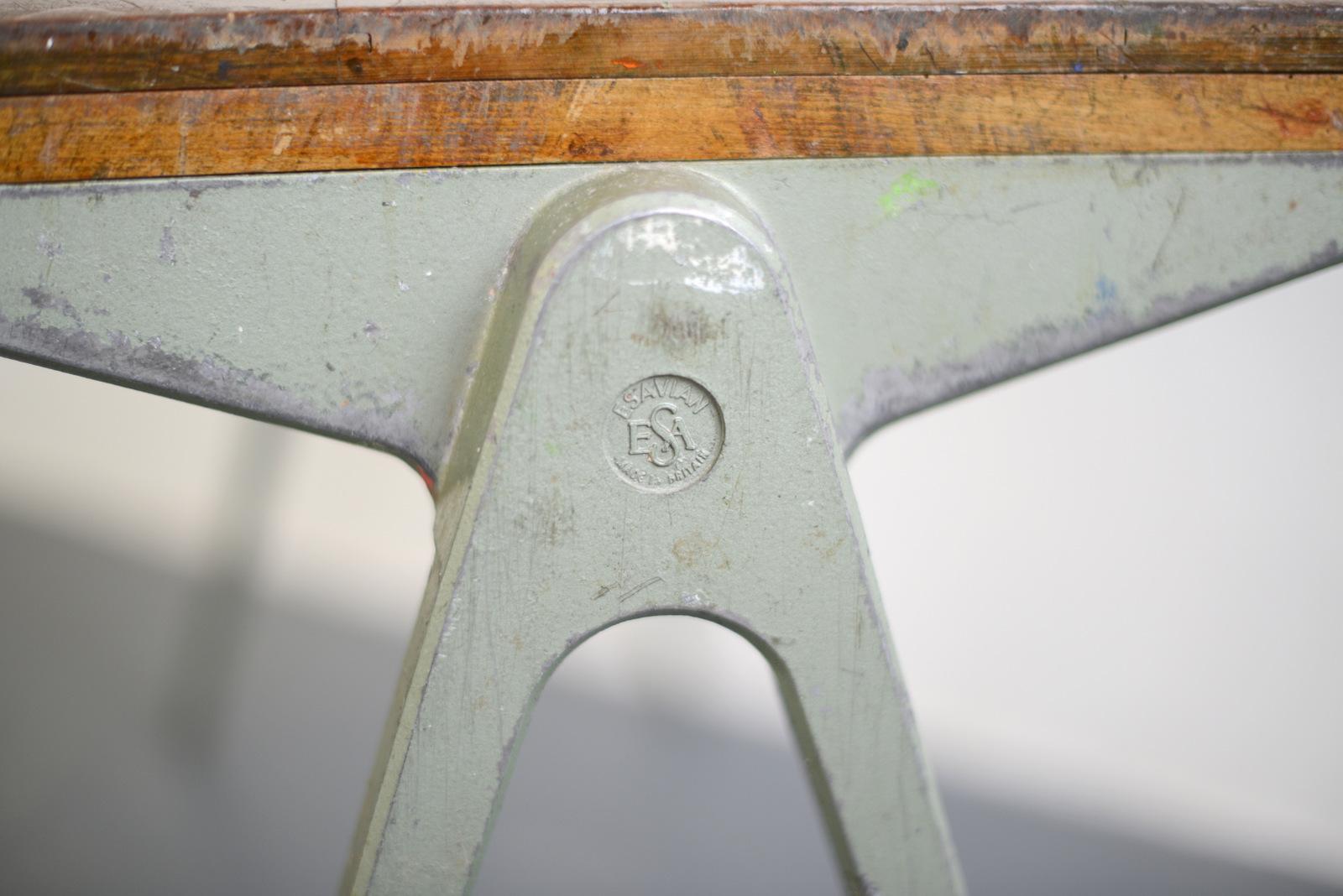 Mid-Century Modern James Leonard Compass Table, circa 1940s