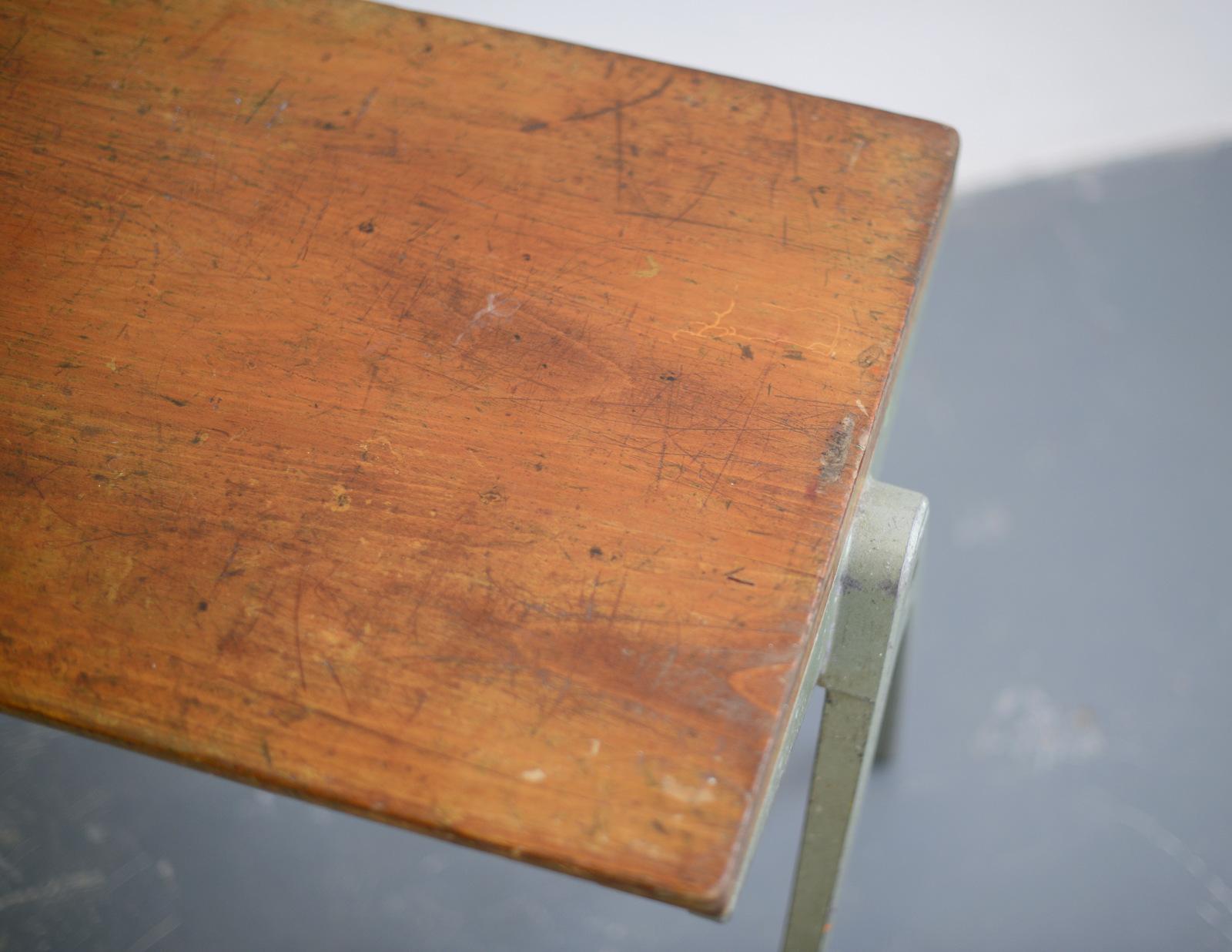 Aluminum James Leonard Compass Table, circa 1940s