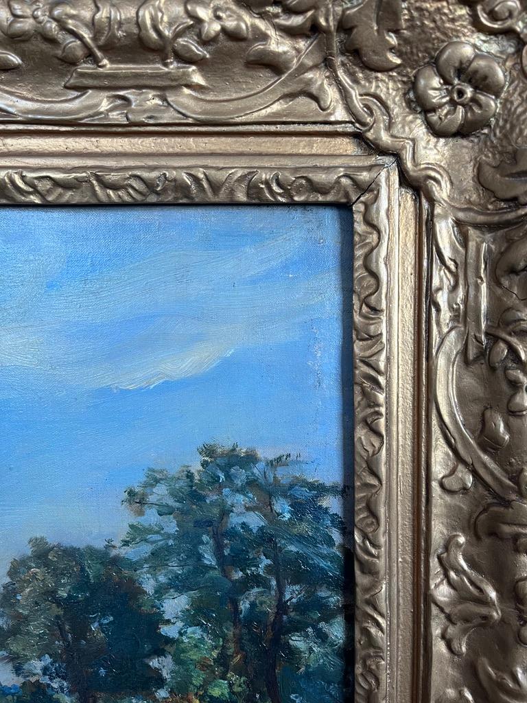 Impressionista britannico Bestiame al pascolo in un paesaggio fluviale, Mostra della Royal Academy 5