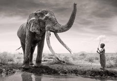 James Lewin - Le garçon et le Gentle Giants, 2025, imprimé d'après