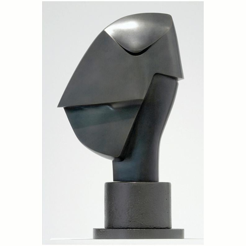 James Lloyd Abstract Sculpture – Der sitzende Kopf