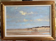 James Longueville, Impressionismo britannico, Spiaggia di Brancaster, grande dipinto a olio