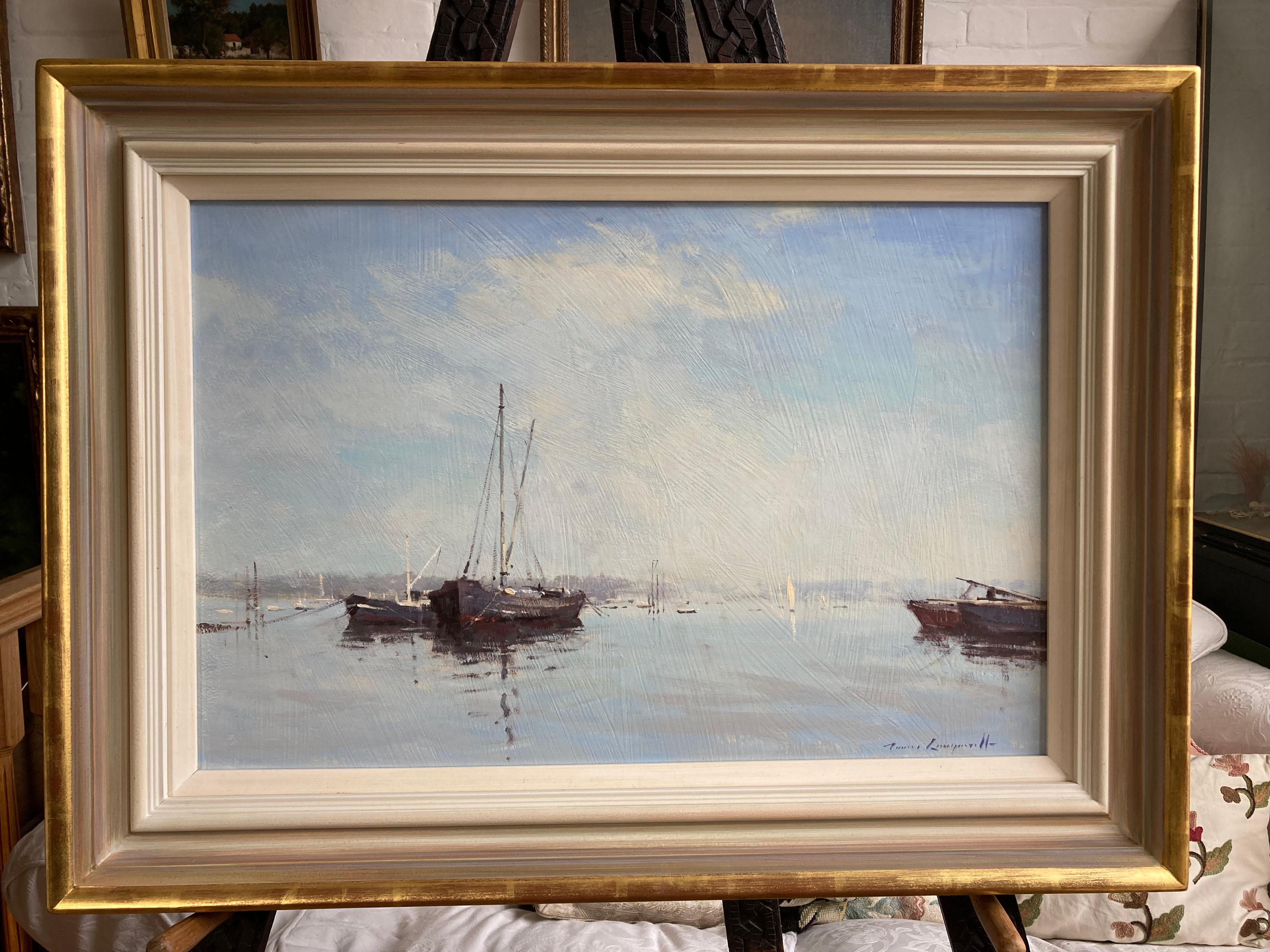 James Longueville, River Orwell with sailing boats For Sale 2
