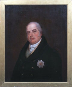 Portrait King William IV, s Duke Of Clarence, early 19th Century