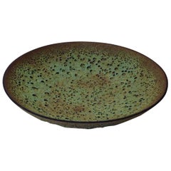 James Lovera Crater Glaze Ceramic Footed Bowl