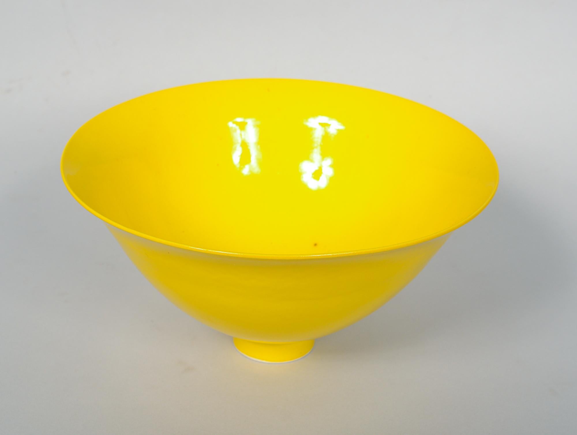 Mid-20th Century James Lovera Studio Pottery Porcelain Bowl