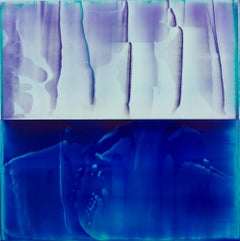 «Contrapuntal (1/19)», de James Lumsden - Pintura abstracta, azul