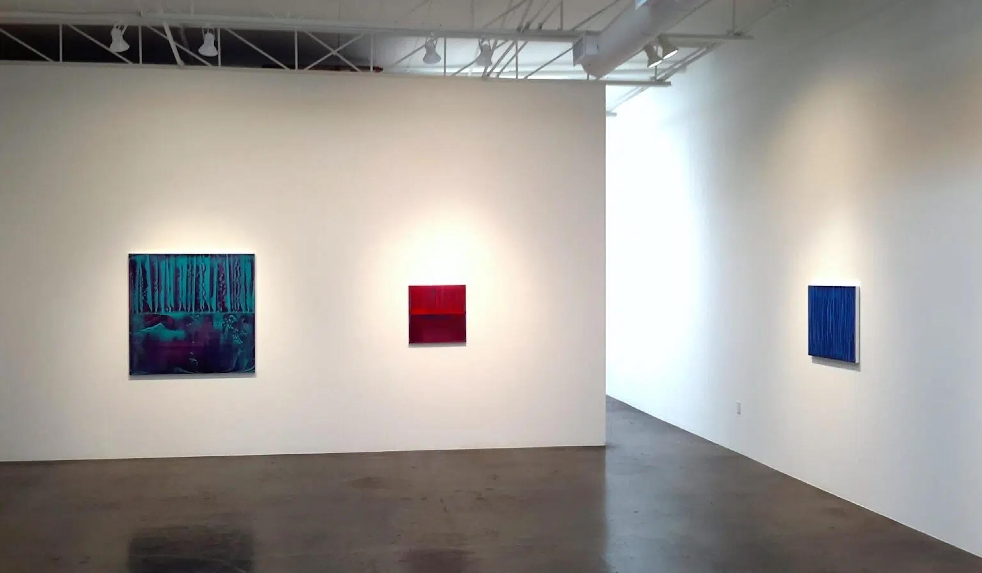 Contrapuntal (4/13) von James Lumsden - Abstrakte Malerei, rot, Acryl im Angebot 2