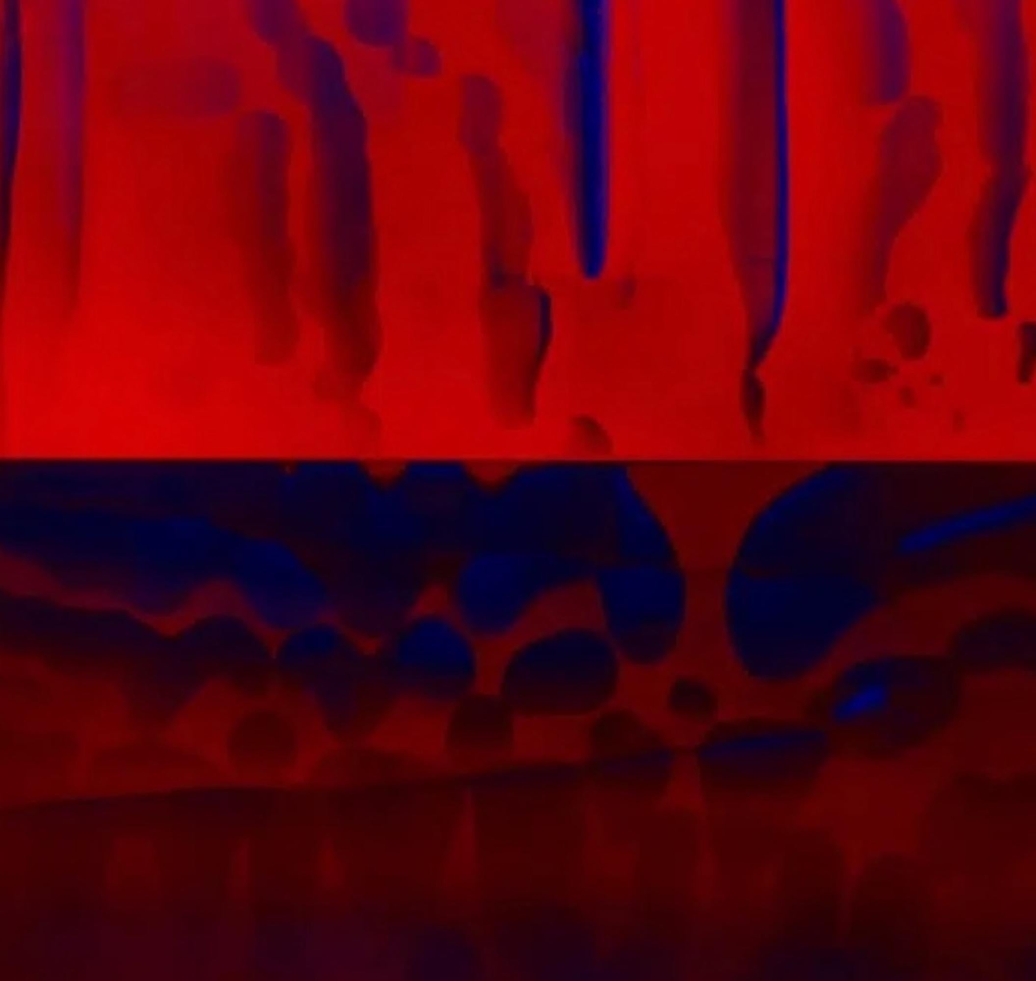 Contrapuntal (4/13) von James Lumsden - Abstrakte Malerei, rot, Acryl im Angebot 6