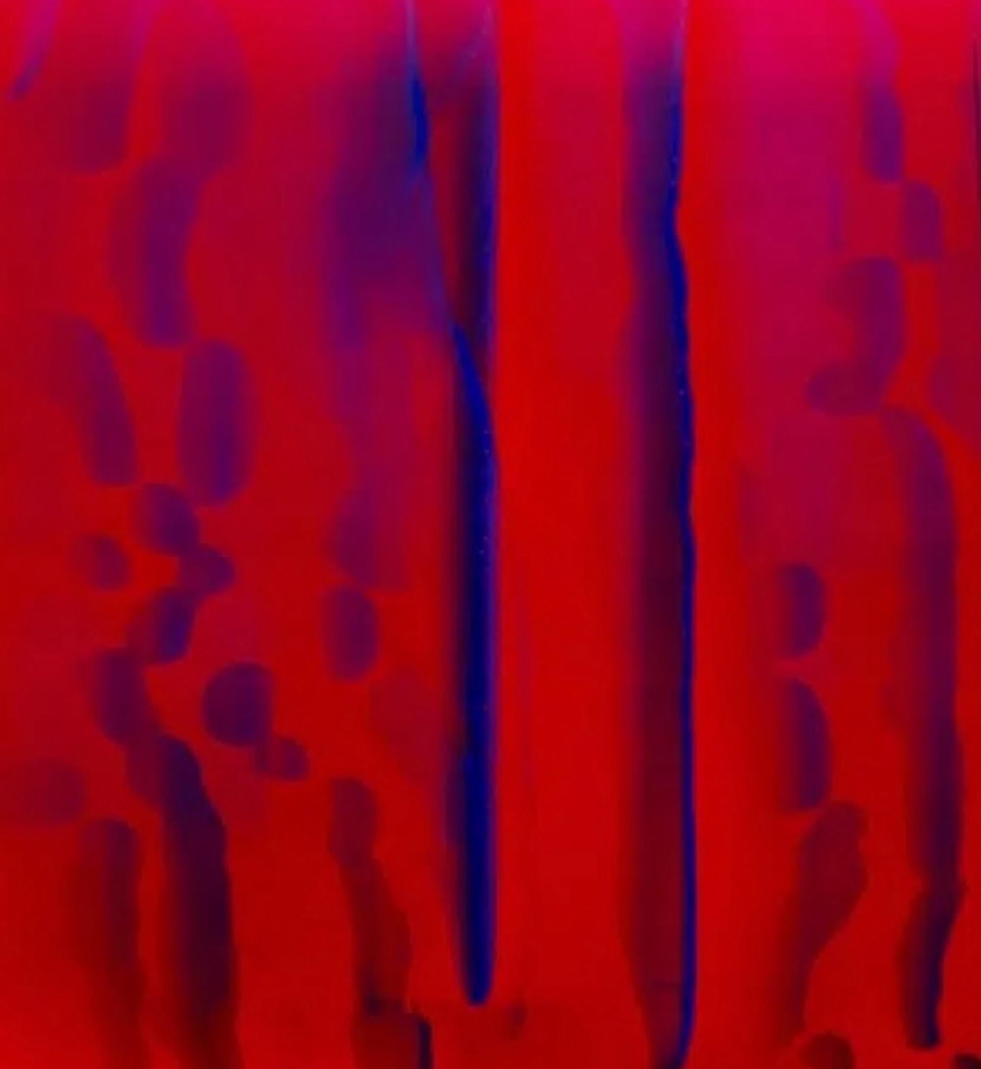 Contrapuntal (4/13) von James Lumsden - Abstrakte Malerei, rot, Acryl im Angebot 7