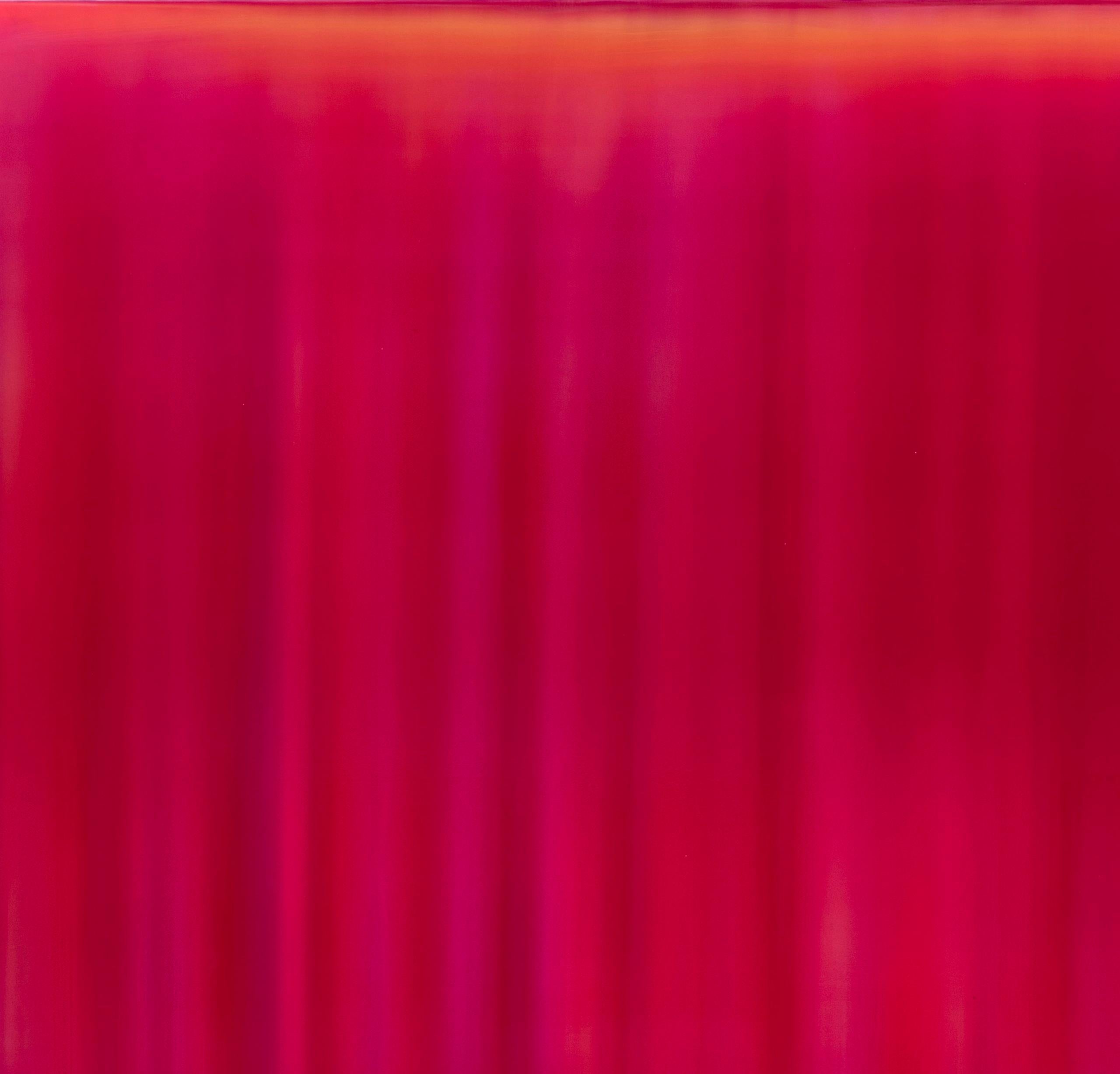 Kontrapuntal (6/23) von James Lumsden - Abstraktes Farbgemälde, Blau und Rot im Angebot 5