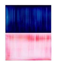 Contrapuntal (8/23) di James Lumsden - Quadro astratto a colori, blu e rosa