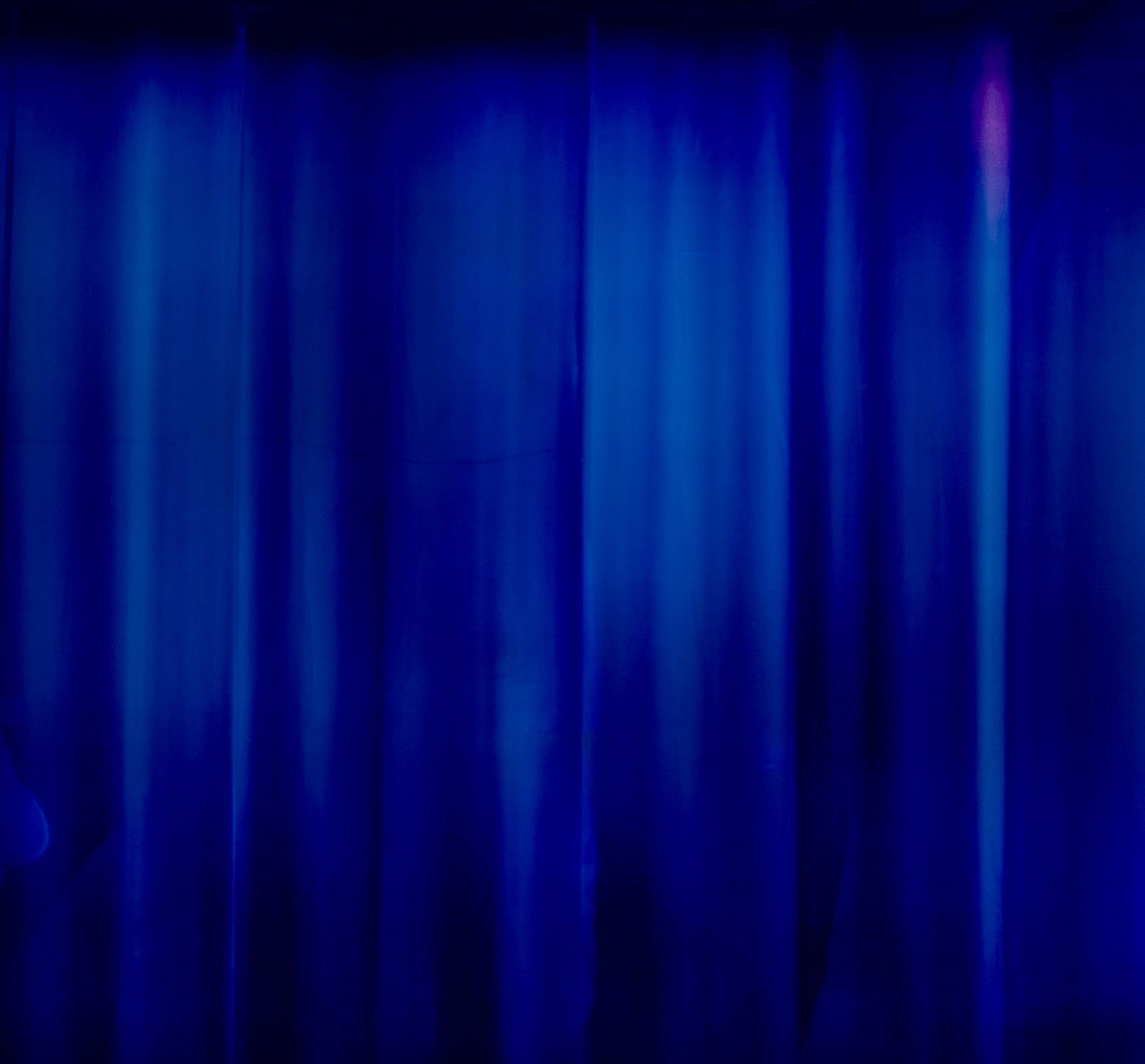 Kontrapuntal (8/23) von James Lumsden - Abstraktes Farbgemälde, Blau und Rosa im Angebot 4