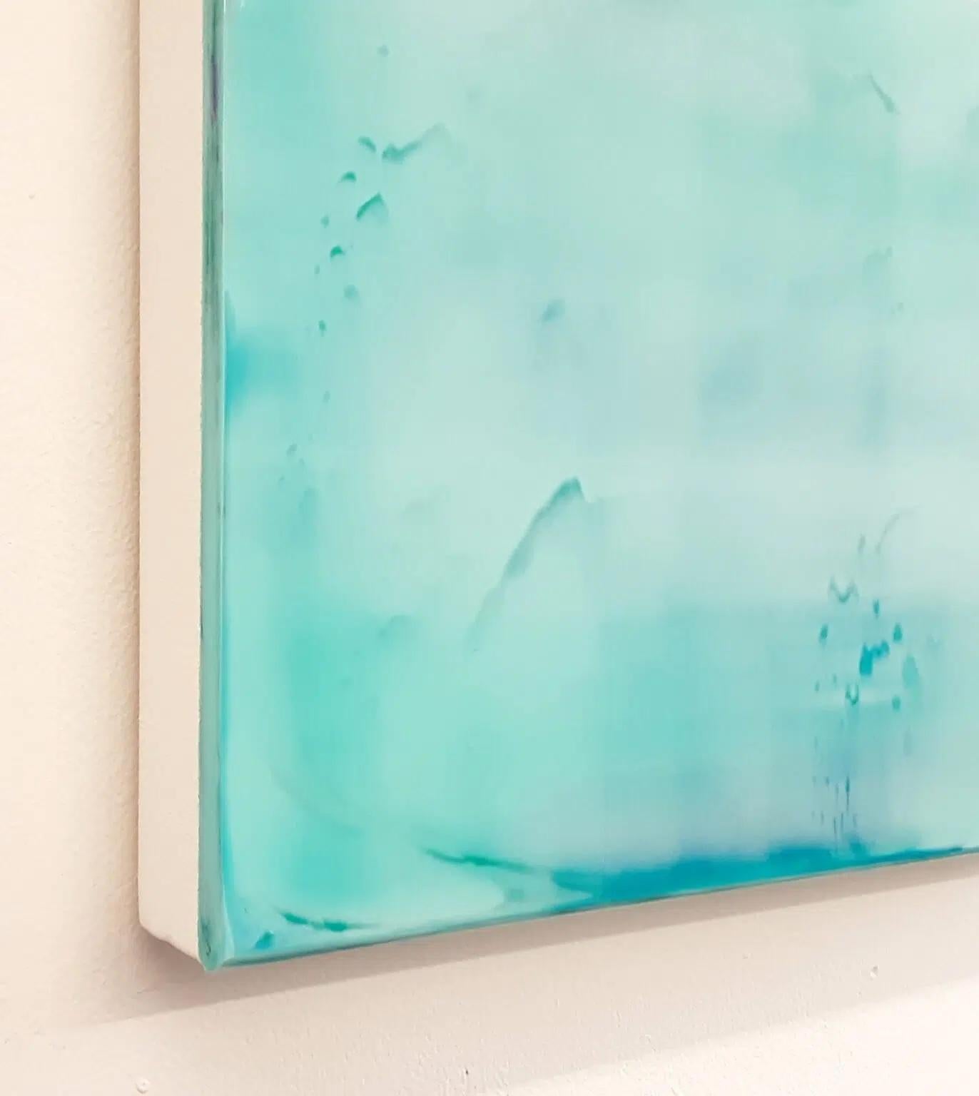 Contrapuntal Painting (3/18) par A James Lumsden - Peinture abstraite, bleu, acrylique en vente 8