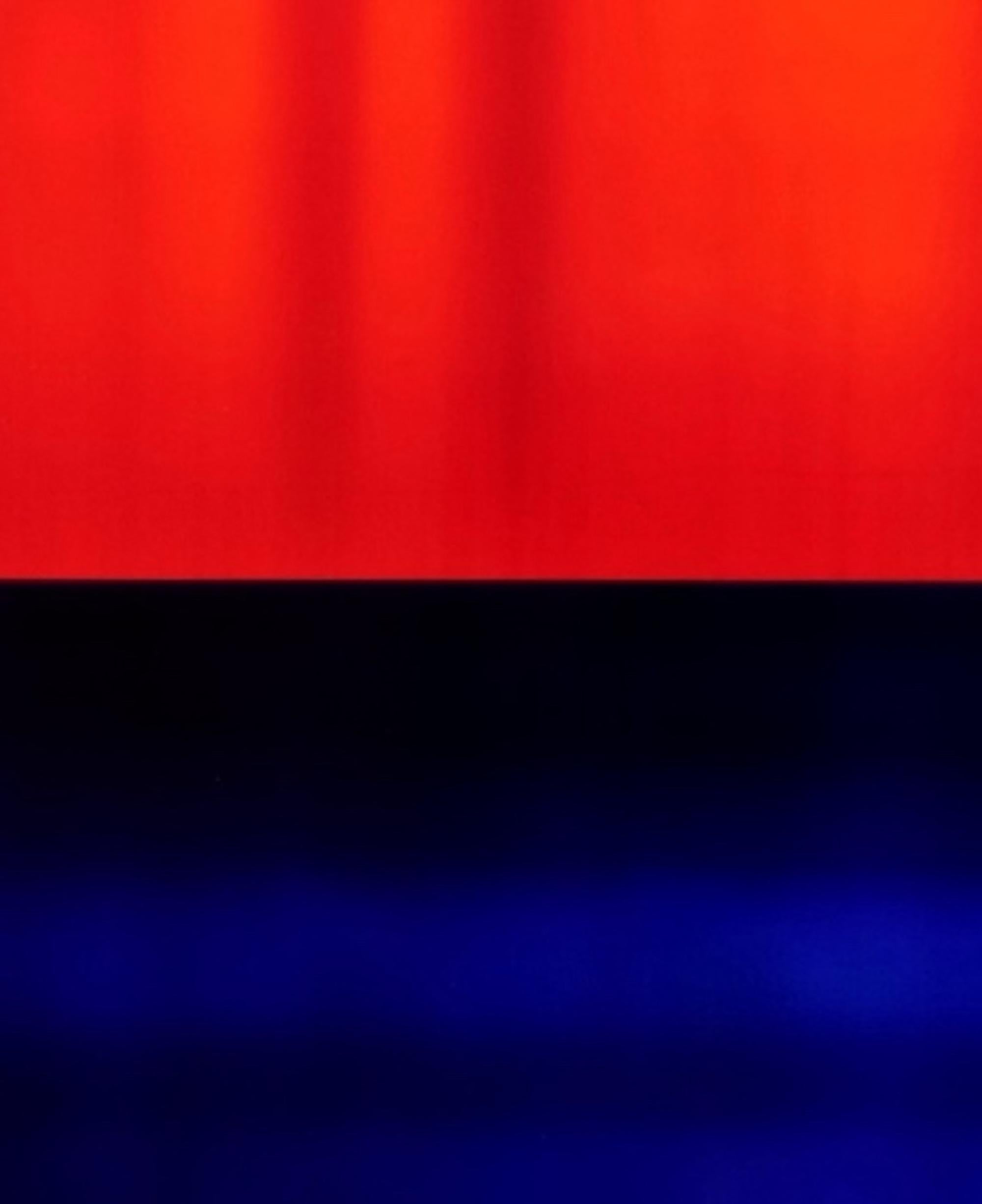 Contrapuntal Painting (3/25) von James Lumsden - Abstrakte Malerei, blau, orange im Angebot 7