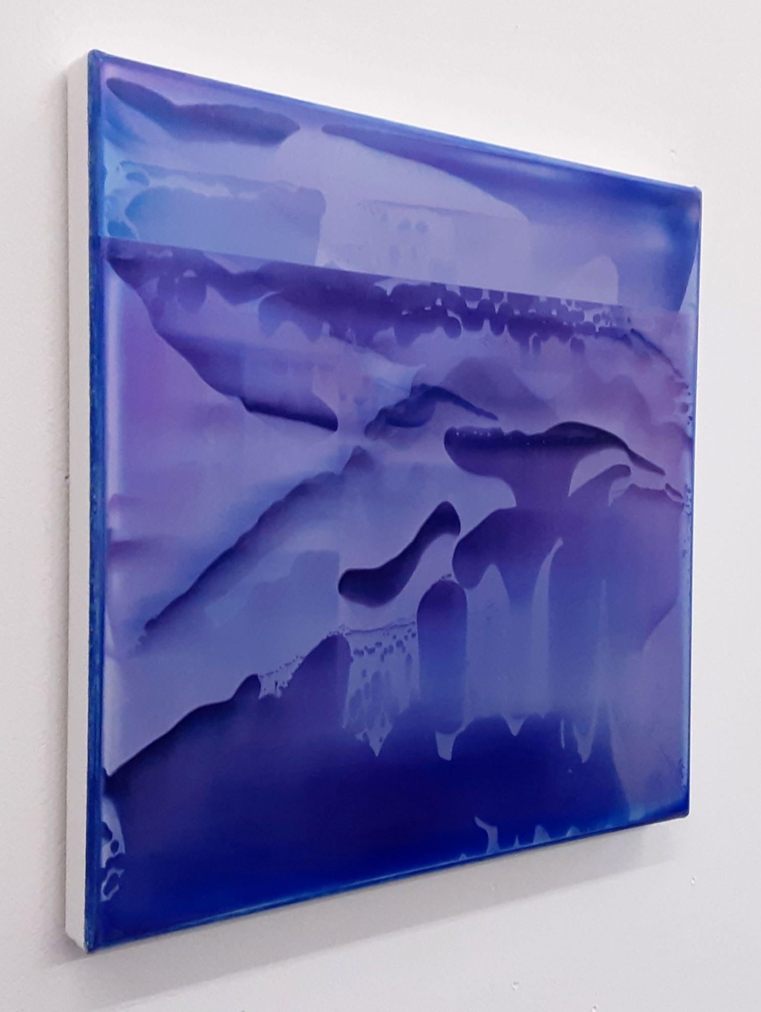Point Series (Strata) 22 by James Lumsden - Abstract colour painting, violet For Sale 2