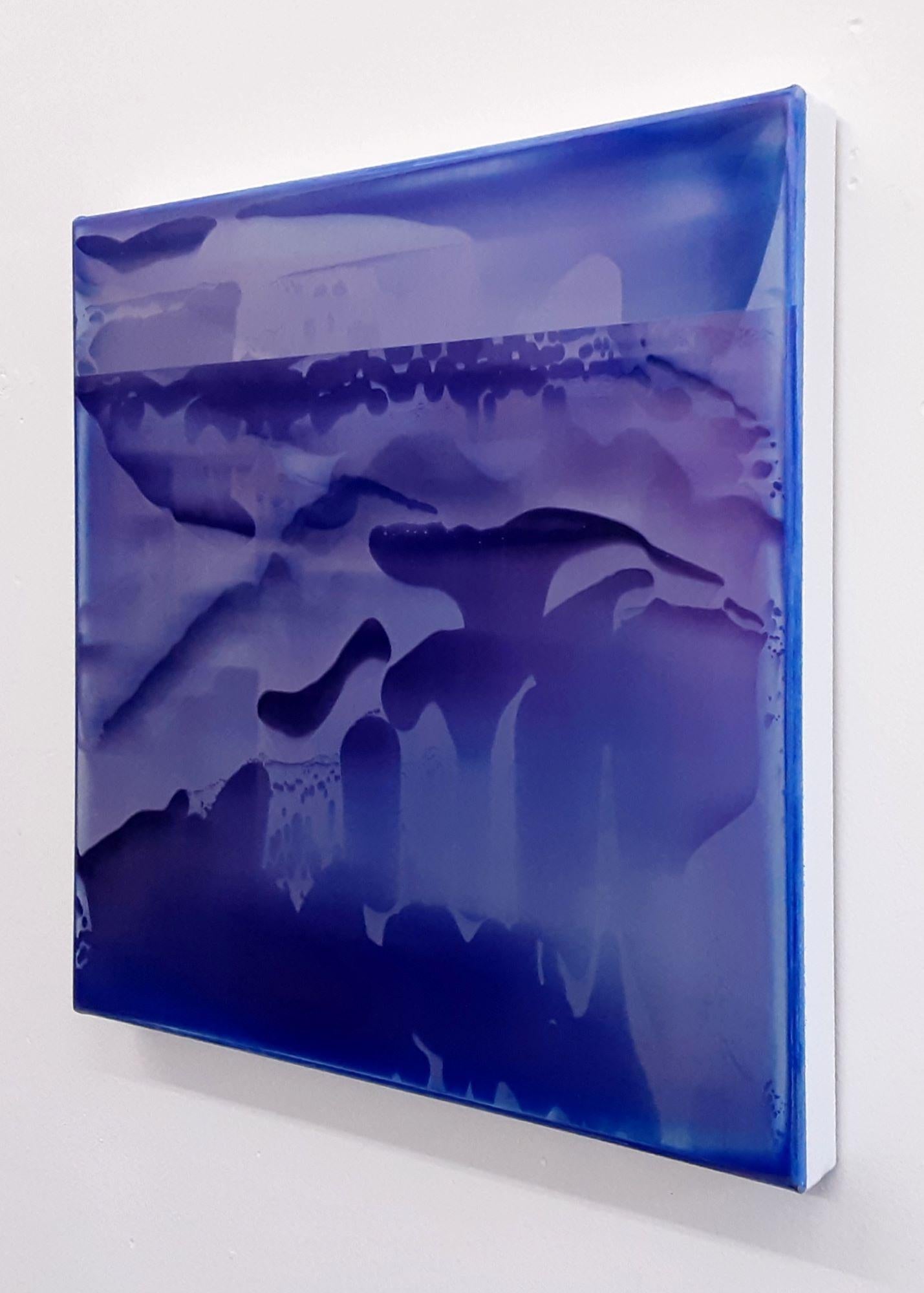 Point Series (Strata) 22 by James Lumsden - Abstract colour painting, violet For Sale 3