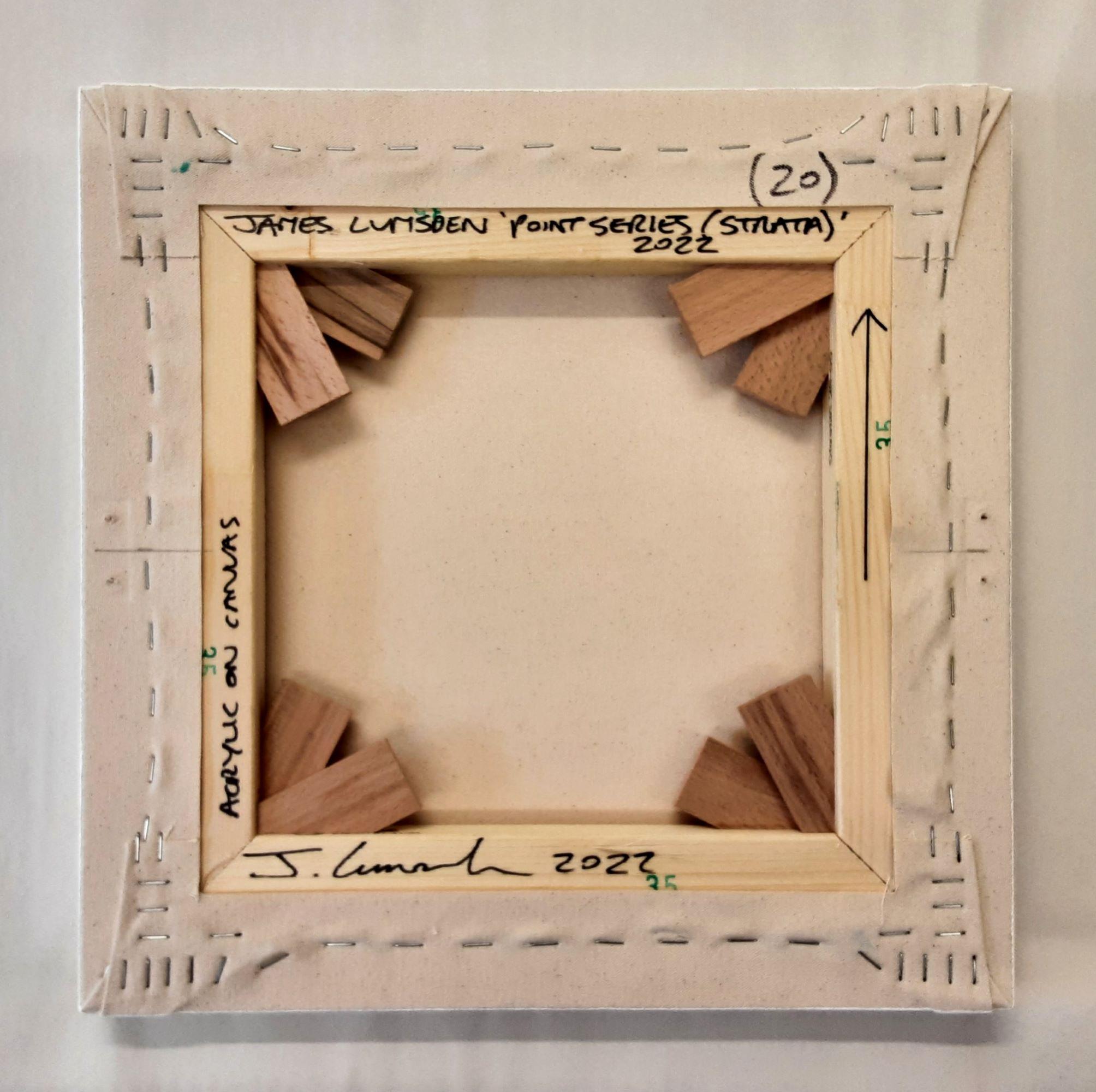 Point Series (Strata) by James Lumsden - Set of 9 abstract paintings For Sale 13