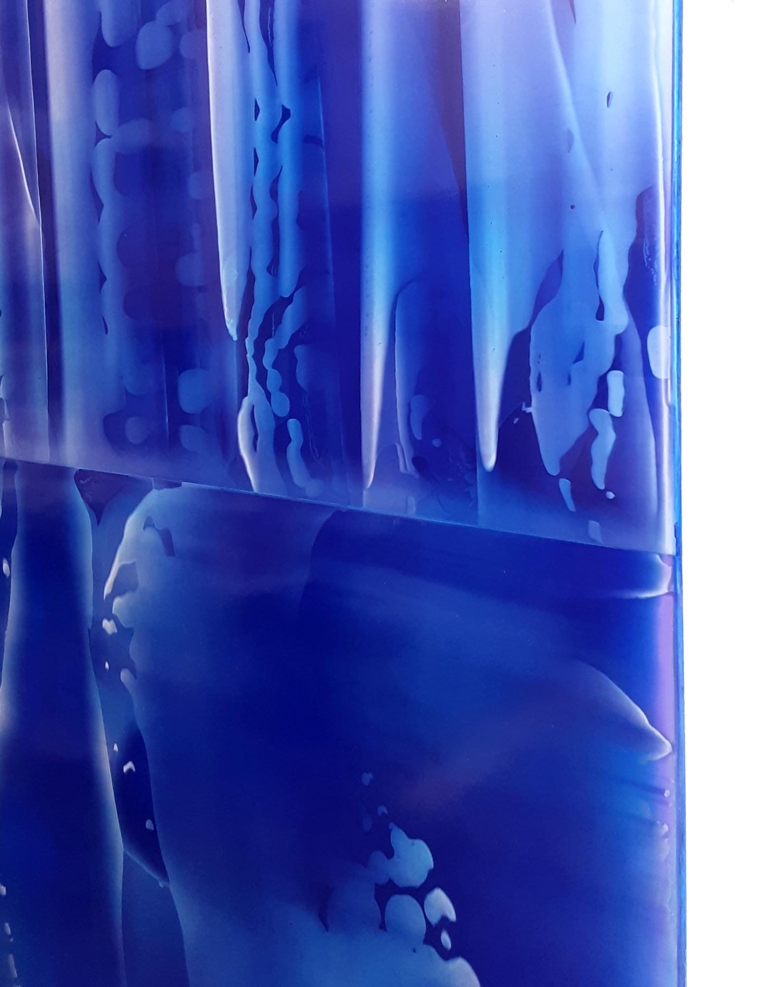 Reflex (1/19) von James Lumsden - Abstraktes Farbgemälde, Blautöne, Tiefe im Angebot 6