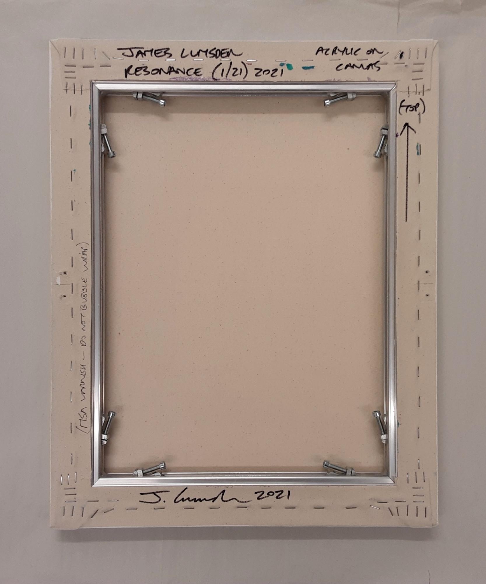 Resonance #1 & 19/21 + 3/19 -set of 3 abstract paintings by James Lumsden For Sale 7