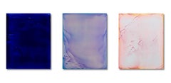 Resonance #1 & 19/21 + 3/19 -set of 3 abstract paintings by James Lumsden