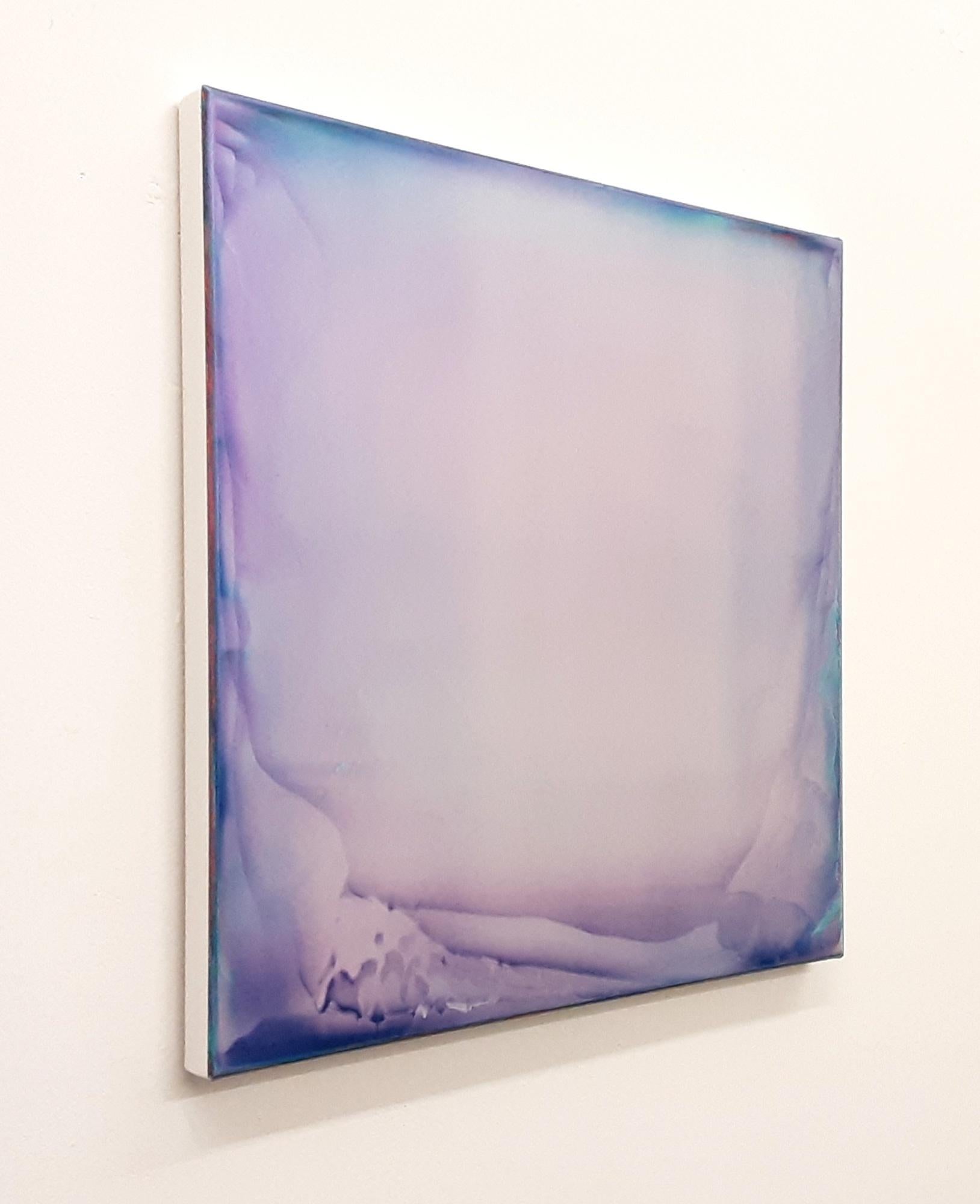 Resonance (1/22) by James Lumsden - Abstract colour painting, violet and blue For Sale 4