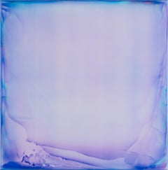 Resonance (1/22) by James Lumsden - Abstract colour painting, violet and blue