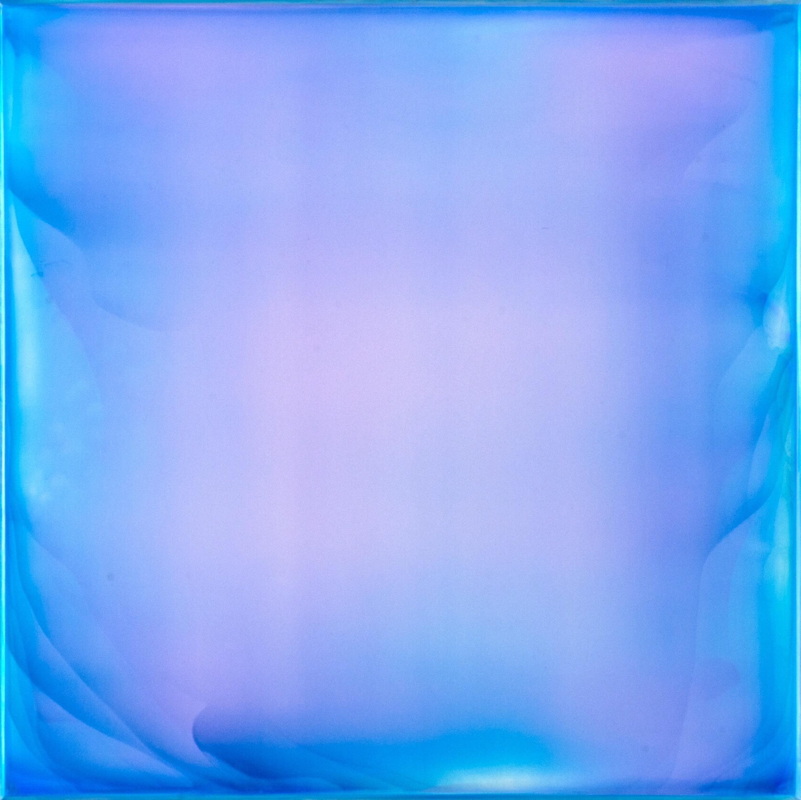 Resonance #23, 25 & 26/21 -set of 3 colorful abstract paintings by James Lumsden For Sale 4