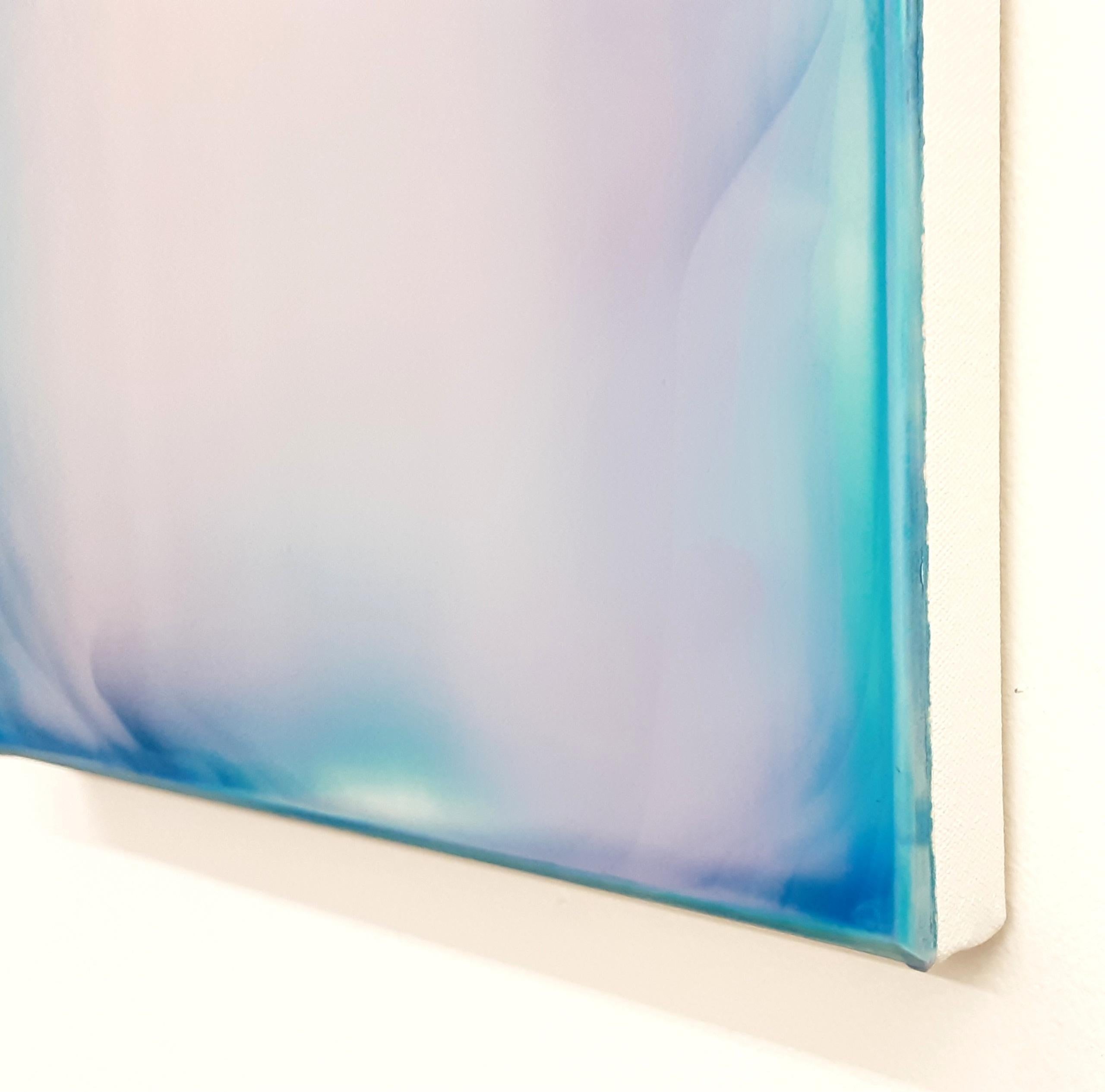 Resonance #23, 25 & 26/21 -set of 3 colorful abstract paintings by James Lumsden For Sale 7