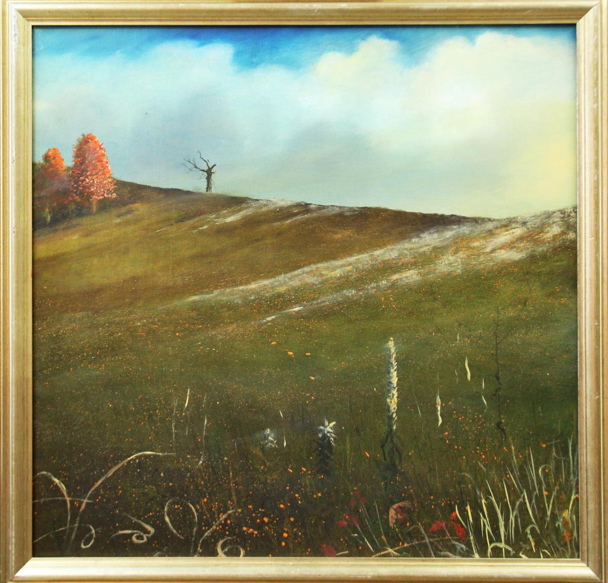 James Lynch Landscape Painting - James "Jimmy" Lynch, Rich Hollow, Oil on Panel, 1994