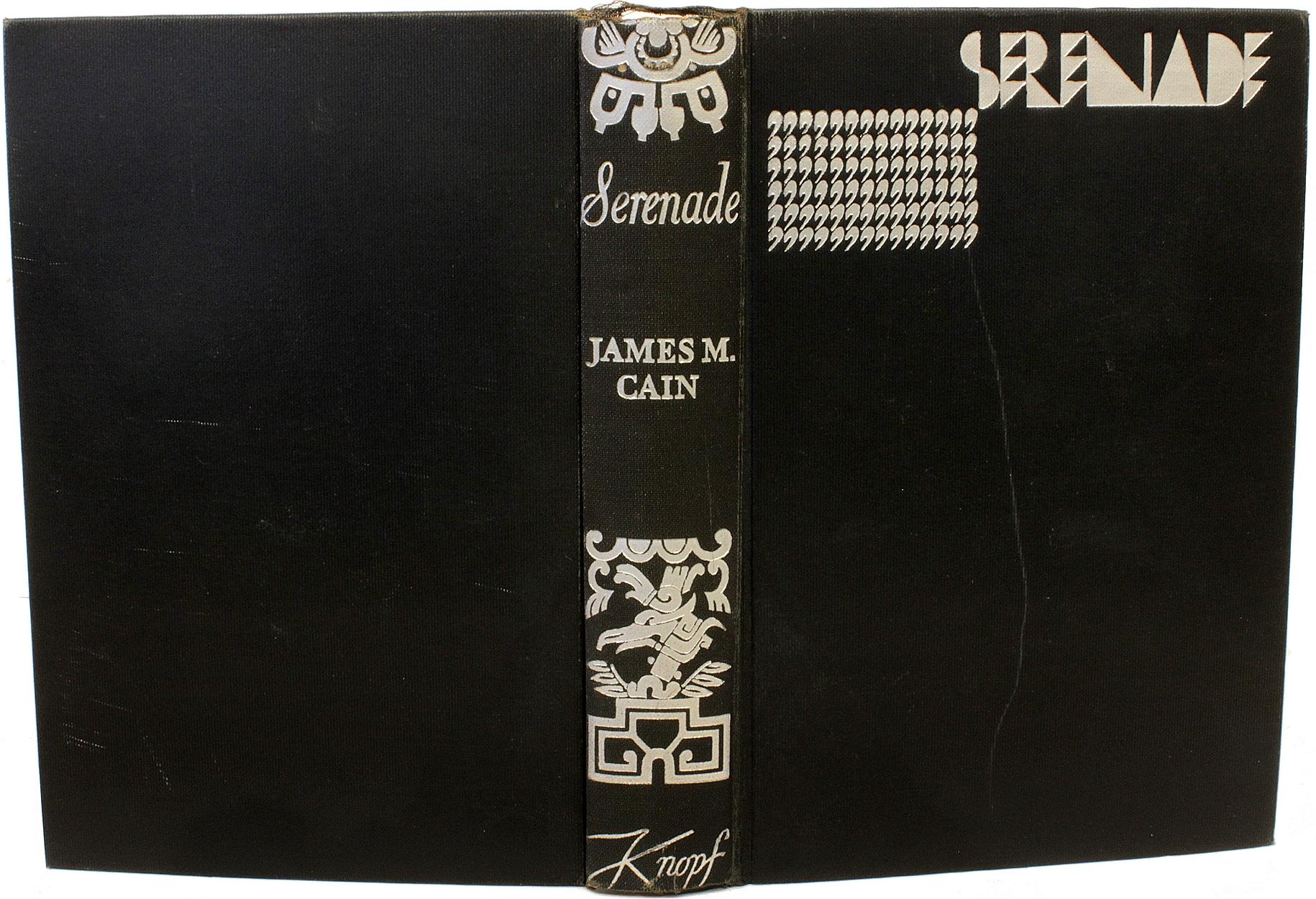 James M. CAIN. Serenade. FIRST EDITION - PRESENTATION COPY - 1937 In Good Condition For Sale In Hillsborough, NJ
