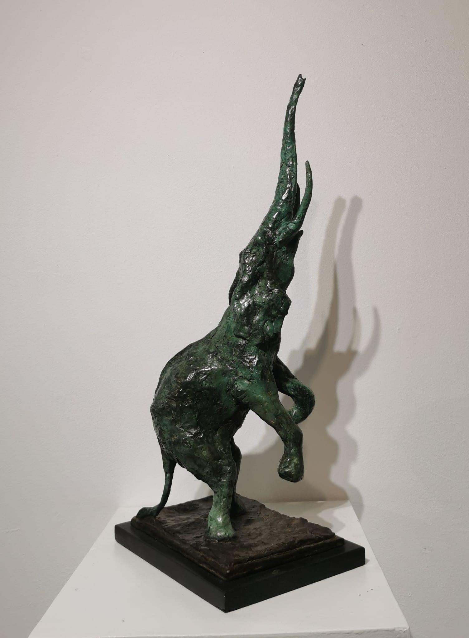 Stretch  Una scultura originale in bronzo - Sculpture di james maberly