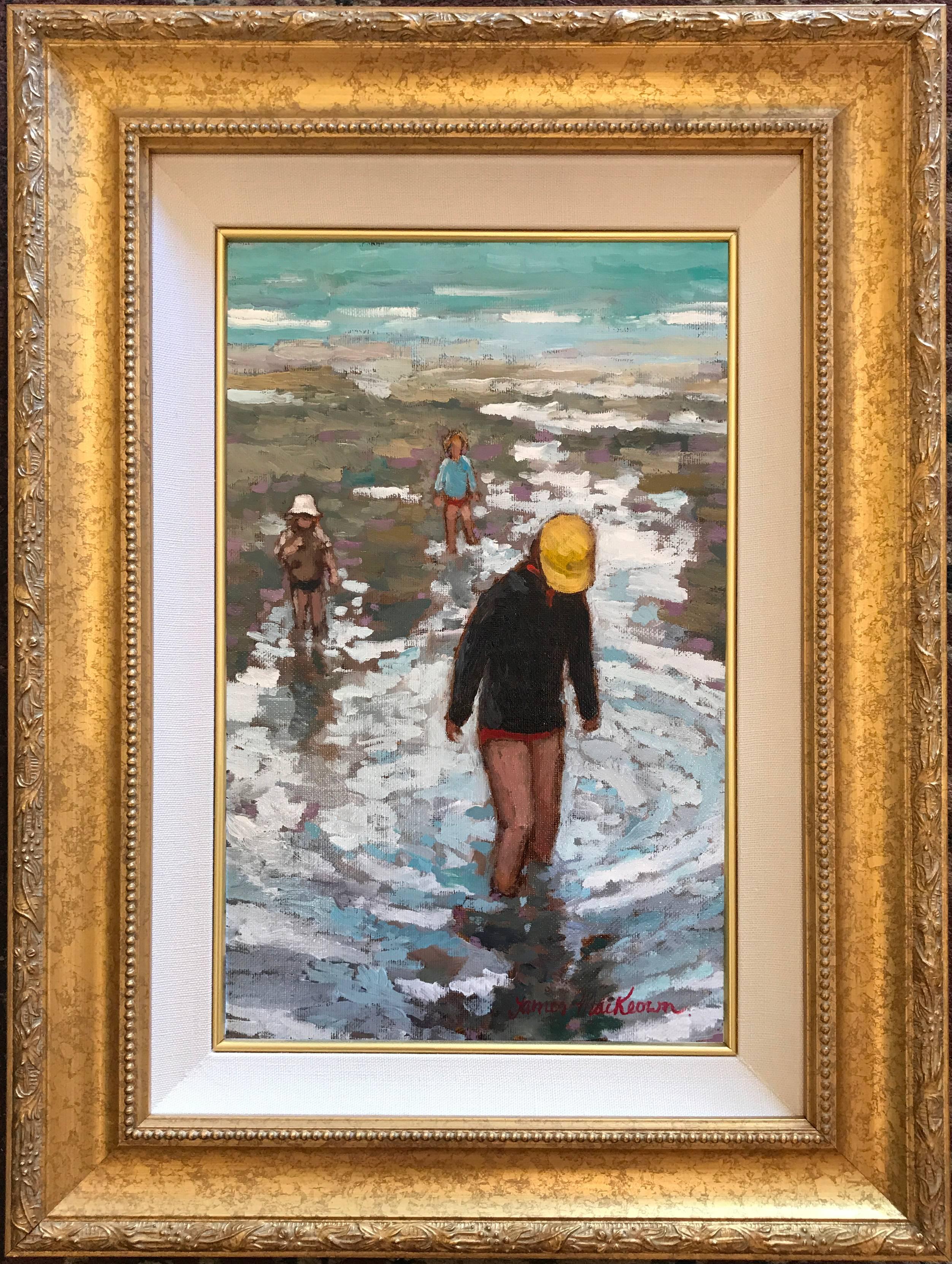 Paddling - Painting by James MacKeown