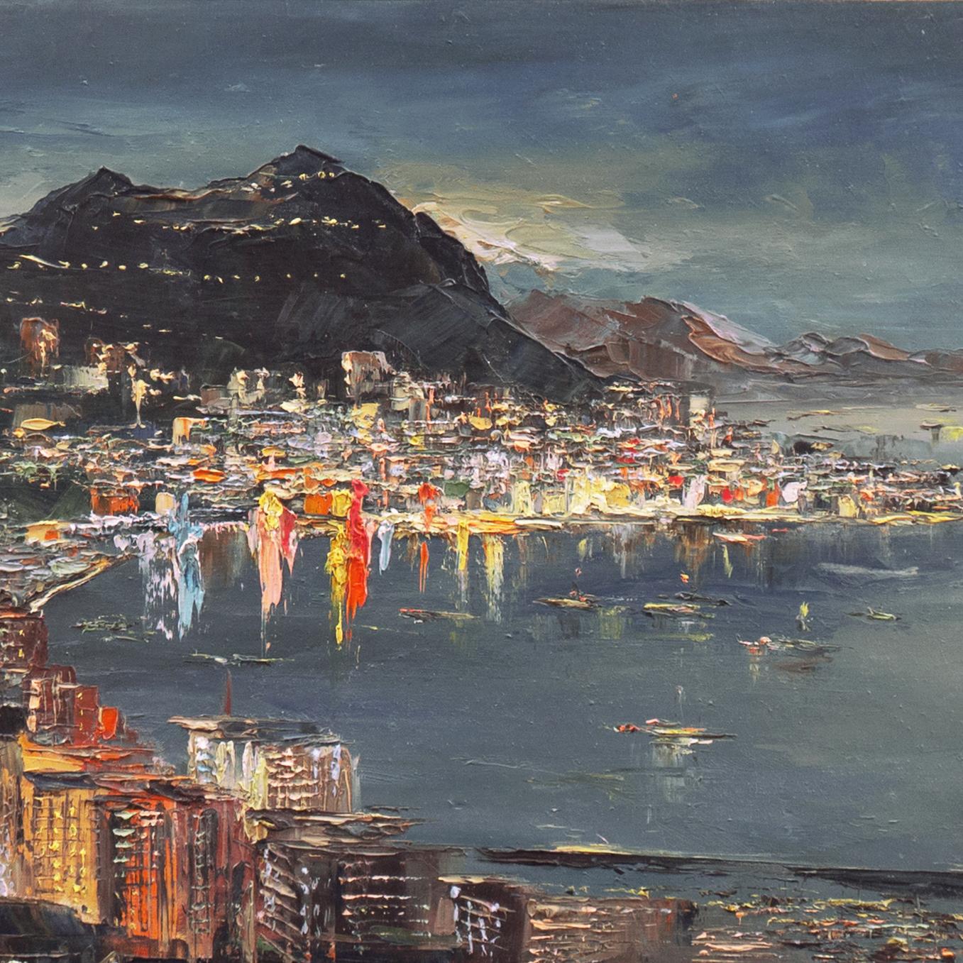 Waikiki a la luz de la luna