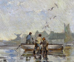 James March Phillips "Brittany Mist" Original Oil Painting c.1950s