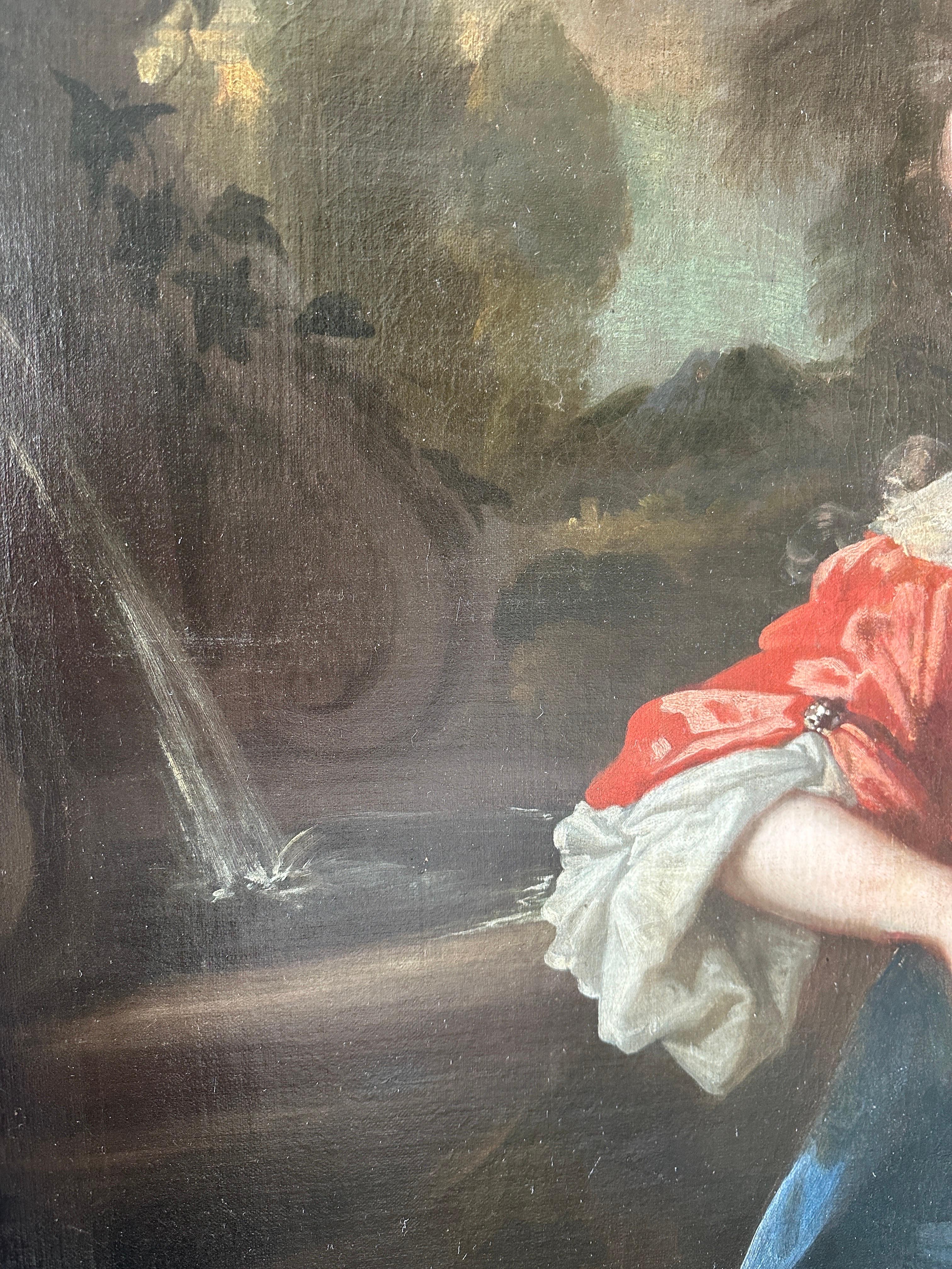Retrato del siglo XVIII de las hermanas lady Catherine y lady Jane Brydges 2