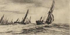 The Thames Barge Race: the Start