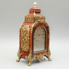 James McCabe Schildpatt- und Ormolu-Manteluhr Nr. 1666