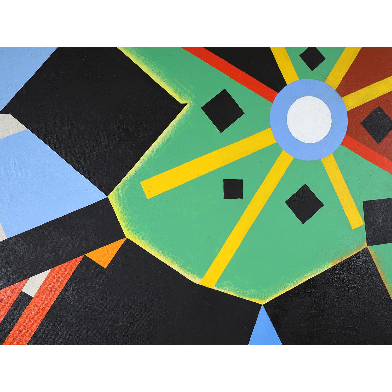 Maximum Circus - Hard-Edge Painting by James McCray