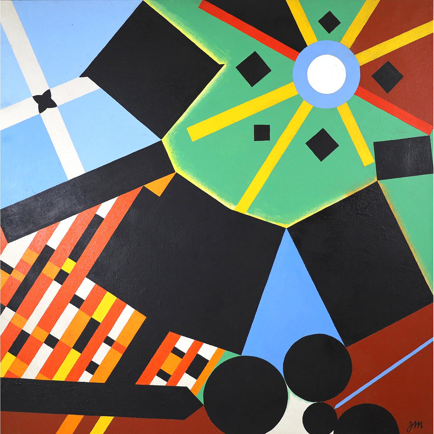 James McCray Abstract Painting - Maximum Circus