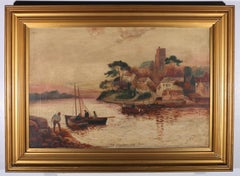 Antique James McGarrigle - Early 20th Century Oil, The Fisherman's Home, Ross